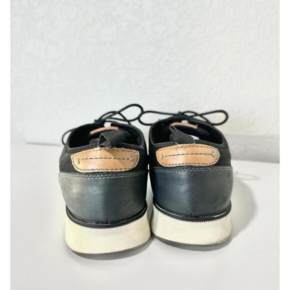 Izod Mens Casual Shoes Drift Oxford Memory Foam Sneaker Breathable Black Size 10 - Picture 3 of 13